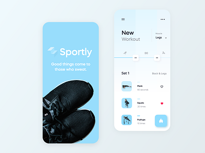 Fitness App app app design application clean design ecommerce interactive design interface design ios iphone minimal mobile screen sport app ui uidesign user experience user interface ux uxdesign