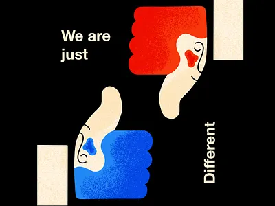 Thumbs up? acceptance confidence digitalart illustration selfawareness