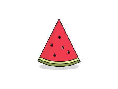 Summer is here! dribbble graphicdesign illustration thedesigntalks vector vector art watermelon