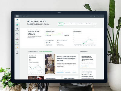 Vend – Retail Dashboard dashboard data product design retail app ui ux