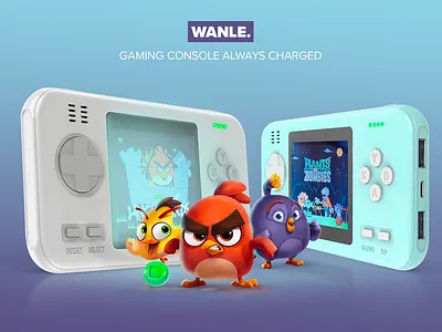 WANLE. Gaming Charged concept creative gaming graphic print design webdesign