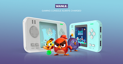 WANLE. Gaming Charged concept creative gaming graphic print design webdesign