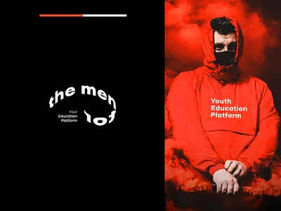 THE MENTOR - Logo for education platform 🔥 abstract brand brand identity clean color design dribbble education letters logo logotype mark minimal modern simple skeuomorphic skeuomorphism type typography youth