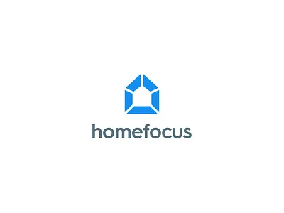 home+focus branding branding and identity branding design focus home house logo logo design minimalist modern realestate swiss