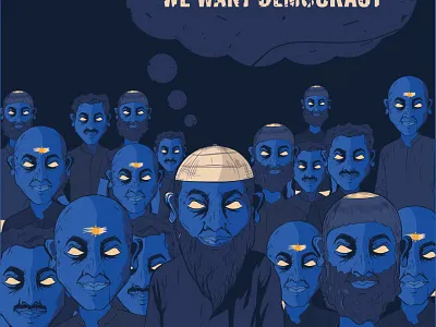 Democracy & Bigotry adobeillustator artdigital artdirection bigotry branding democracy design digital art illustration illustrator vector vector illustration visual identity