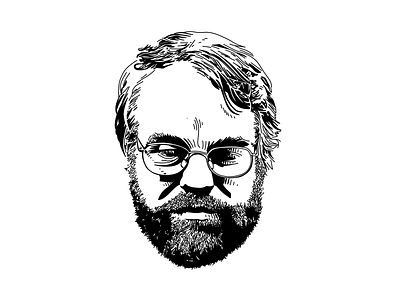 Philip Seymour Hoffman illustration procreate