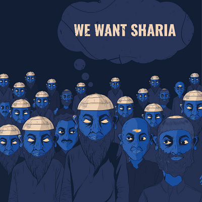 We want sharia branding democracy design digital digital art illustration illustrator printshop vector visual identity