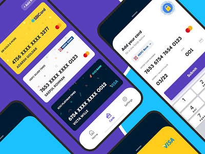 Add your Card app branding cards clean concept creative credit card debit card design gradients interface modern payment app uiux