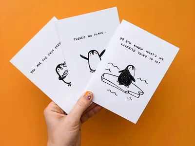 Soulmates - set of greeting cards appreciation charcoal charcoaldrawing cute animal gift gift ideas greetings card illustration illustrator love minimalistic art pencil pencil drawing penguin penguins postcards simple design traditional illustration valentines