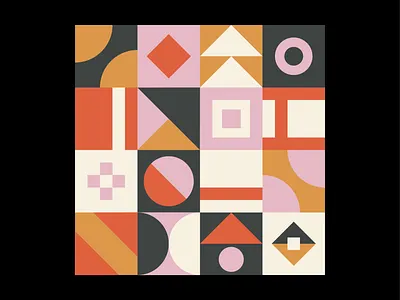 Patterns, Colours & Shapes #2 angles colours design geometry illustrator lines minimal patterns pleasant shapes sketch ui