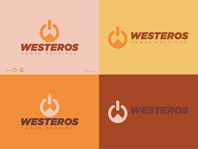 Westeros Power Holding Brand Logo Design brand design brand identity branding branding and identity design icon identity design logo logodesign wordmark