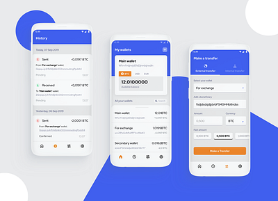 Cryptocurrency app app application banking bitcoin crypto crypto exchange crypto wallet cryptocurrency dayliui ethereum finances interaction minimal minimalism mobile app money app trading app transaction ui ux