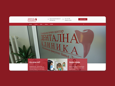 Dentalna klinika Website codeit dentalclinicwebsite responsiveweb web webdesign website websitedevelopment