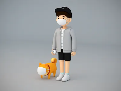 Everyday Preventive Actions 3d c4d maya