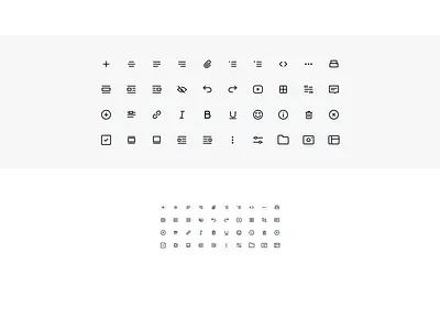 Wysiwyg editor icons set icons icons set vector