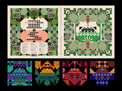 New Cool Collective - YUNIKōN - Album artwork album artwork cd design festival graphic design illustrator jazz minimal music pattern design patterns record record sleeve vector vinyl