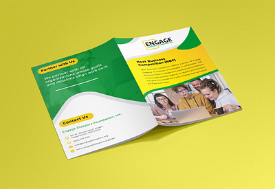 bifold brochure design amazing bicycle bifold bifold brochure bitcoin branding business company corporate design illustration logo real estate typography