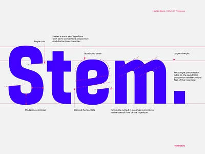 Precision from stem to stern ⚡️ creative design fester font fontfabric sneakpeek typeface typegang typography upcoming workinprogress