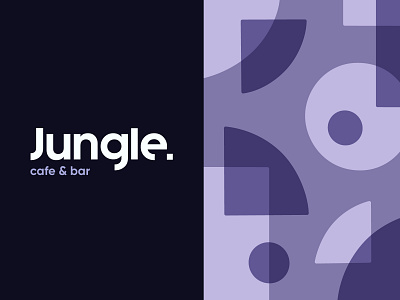 Jungle Cafe & Bar - Logo abstract brand identity branding design illustration jungle logo logotype pattern typography vector