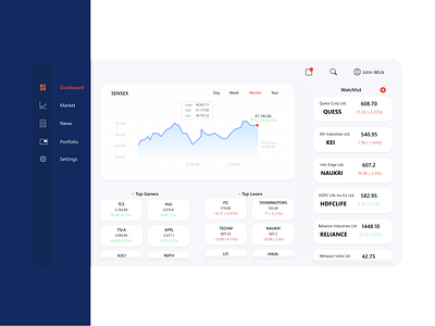 Stock Manager Website Dashboard dashboad dashboard design dashboard ui design flat flat design interface minimal simple stock stocks ui web web design webdesign website website design webui