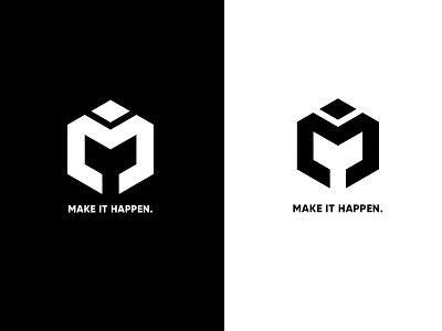 Make It Happen Clothing Logo adobe photoshop branding design dribbble first flat icon logo logodesign logotype typography