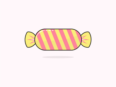 Sweet Love with Candy :) candylove illustration love candy minimal sweetness