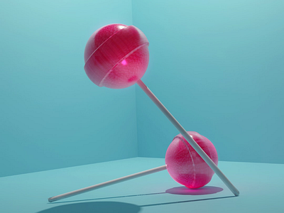 Lollypop - daily modeling practice 3dmodeling asset beginnermodeling blender blender3d candy dailypractice digital3d digitalart learning3d lollypop sugar