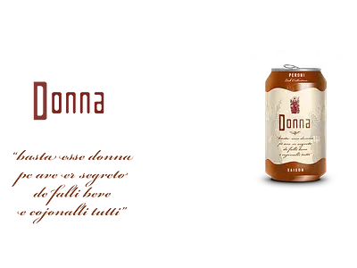 Peroni - Donna art direction brand design collection creativity design graphic lab photoshop