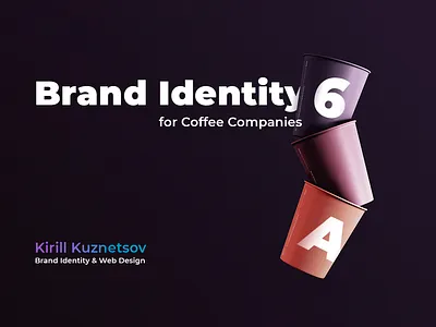 Brand Identity Cups brand design brand identity brand identity branding graphic brand identity designer branding design