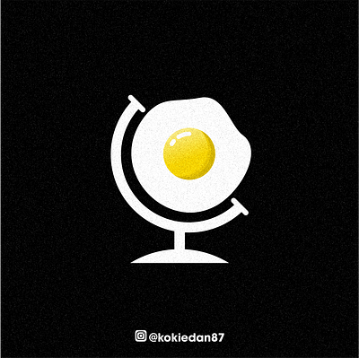 egg globe coffee design film icon illustration logo music pencil sketch vector