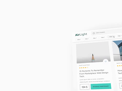 Airlight branding marketplace motion sketch