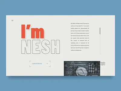 Personal blog blog brandnew clean composition grid hero home landing layout simple typography ui web whitespace