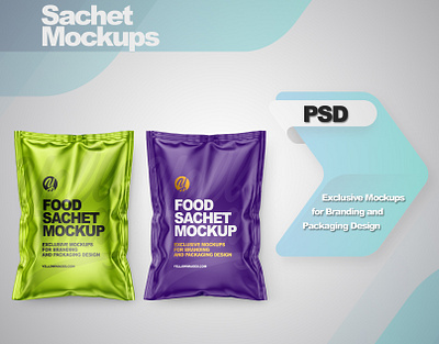 Sachets Mockups 3d design logo mock up mockup mockup design mockupdesign pack package visualization