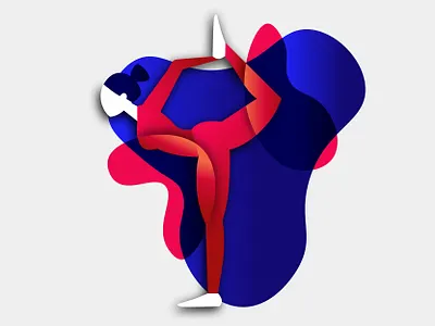 yoga illustration adobe illustrator character flat design illustration illustrator yoga yoga pose