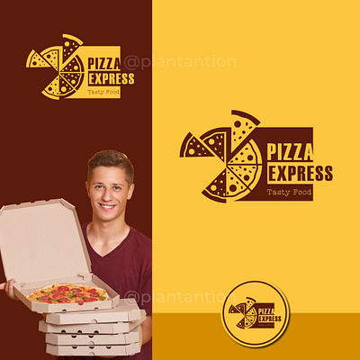 Pizza Express Logo Design graphic design logo