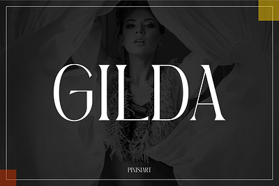 GILDA branding classy display font elegant font gaming instagram luxury movie poster youtube