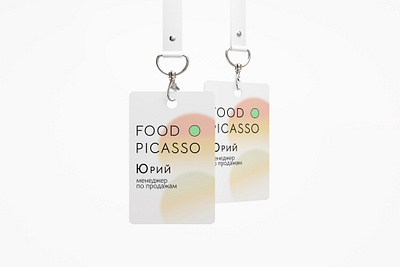 Food Picasso badge branding design graphic design logo vector