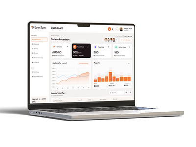 Event management software web app admin panel analysis create event dashboard dashboard app dashboard event event management events management mobile app organizer project management report saas product scheduling app task task management time tracking tracking app ui