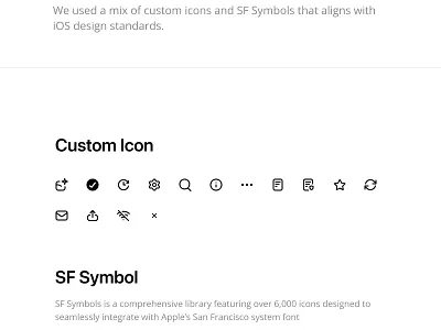 Iconography Design – Custom & SF Symbols design graphic design ui ux
