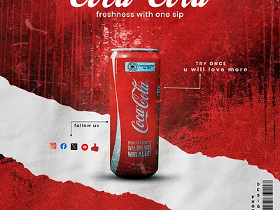 Coca Cola-POSTER branding graphic design