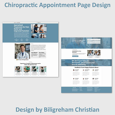 Chiropractic Appointment Page Design biligrehamchristian buildyoursite chiropracticcare chiropractichealing chiropracticwellness chiropractorlife createyourwebsite digitalpresence landingpagedesign landingpagesuccess nextlevelwebdesign perfectlandingpage websitegoals websitesuccess