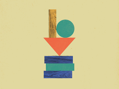Abstract Love abstract experimental type shapes
