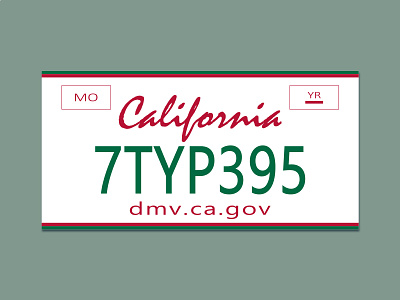 Registration Plate 02 adobe illustrator colorful design graphic design illustration vector