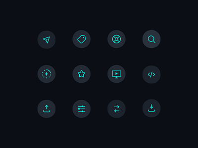 Icon Set api clean icon pack icon set icondesign icons icons design line icons minimal outline simple ui user interface vector