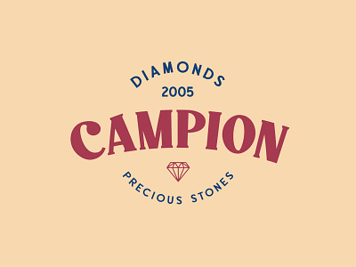 Campion badge design display font handcrafted logo retro typeface typography vintage