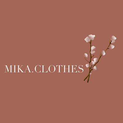 mika.clothes artwork illustration logo