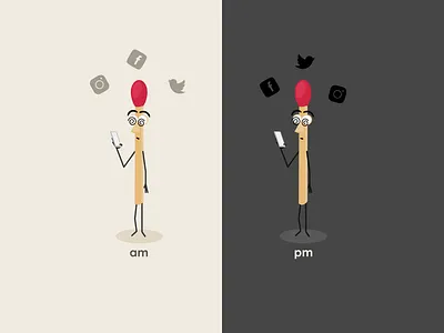 Social Media Addiction addiction addictive illustration matches socialmedia vector