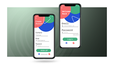 SIGN UP app dailyui 001 design illustration ui ux web