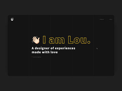 Personal Portfolio interaction design portfolio portfolio design portfolio website product design ui ux visual design web design