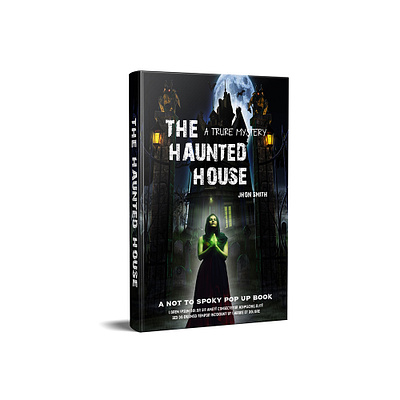 THE HAUNTED HOUSE adventure author book book cover brand business cover design horror book illustration love story publication publication design writter